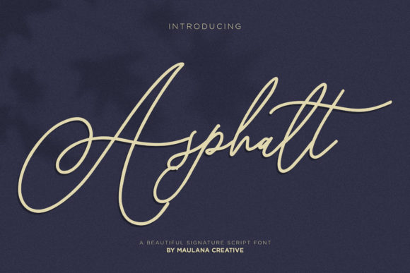 Asphalt: A Script Font with Strategic Value for Design and Communication