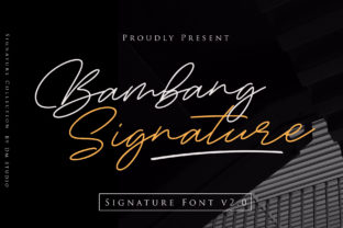 Bambang Signature: A Timeless Handwritten Script Font