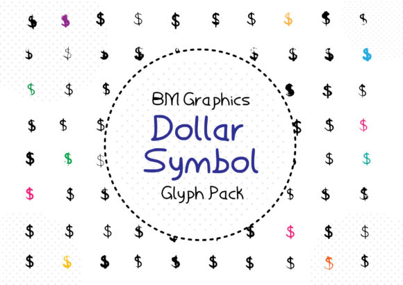BM Graphics - Dollar Symbols: A Versatile Font for Design Enthusiasts