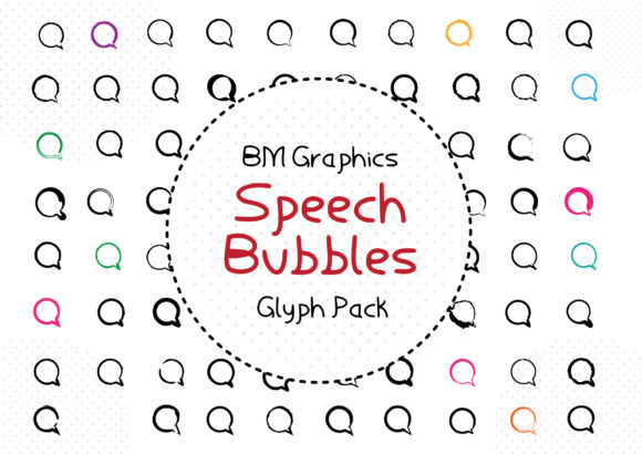 BM Graphics - Speech Bubbles: A Versatile Font for Creative Expression