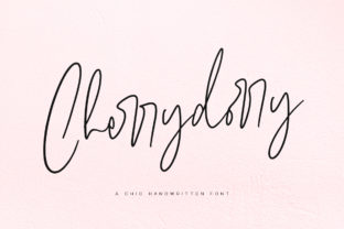 Cherrydorry: A Chic and Elegant Handwritten Font with Classy Ligatures