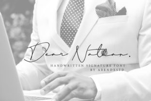 Dear Nathan: A Handwritten Font with Sophistication and Style