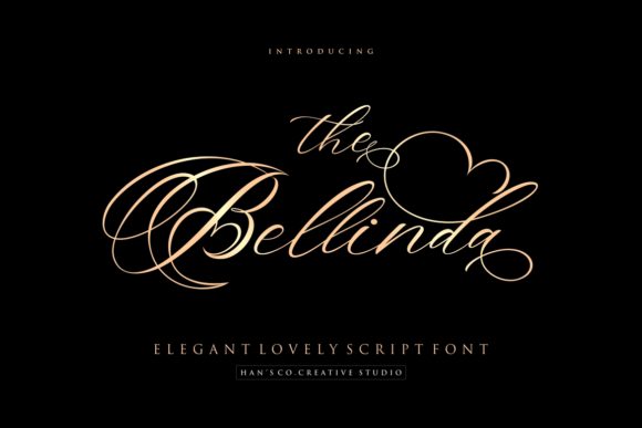 Discover the Elegance of The Bellinda: A Romantic and Luxurious Script Font