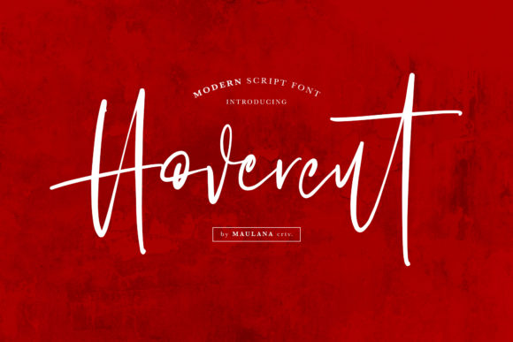Hovercut: A Playful Script Font That Adds Personality to Your Designs
