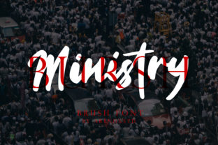 Ministry Font: A Bold Statement in Handwritten Style