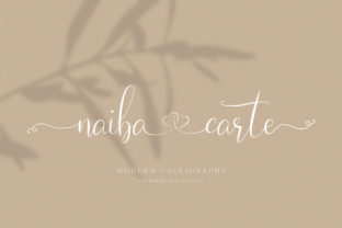 Naibacarte: A Handwritten Font with Heart