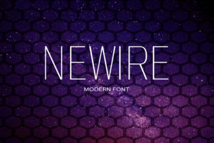 Newire: A Modern Sans Serif Font with a Unique Feel