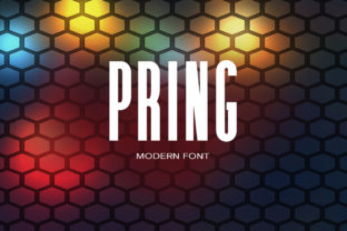 Pring: A Cool and Simple Sans Serif Font with a Smart Feel