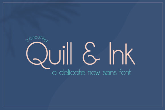 Quill Ink: A Modern Font for Creative Expression
