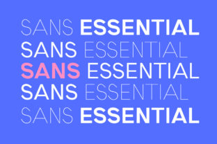 Sans Essential: A Font That Simplifies Design