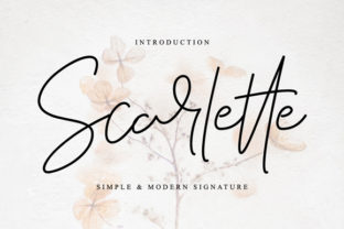 Scarlette: A Script Font with Authentic Charm