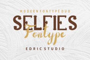 Selfies: A Modern Font Duo for Creative Expression