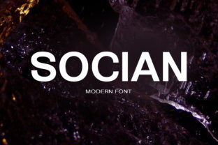 Socian: A Font for Simplicity and Versatility