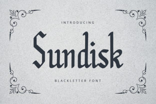Sundisk: A Versatile Blackletter Handwritten Font for Design Projects