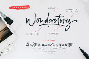 Wonderstory Font: A Stylish Script for Every Project