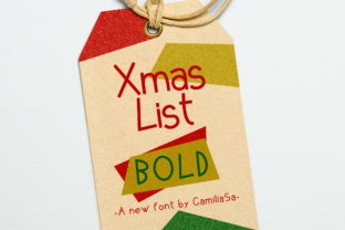 Xmas List Bold: A Festive Font for the Holiday Season